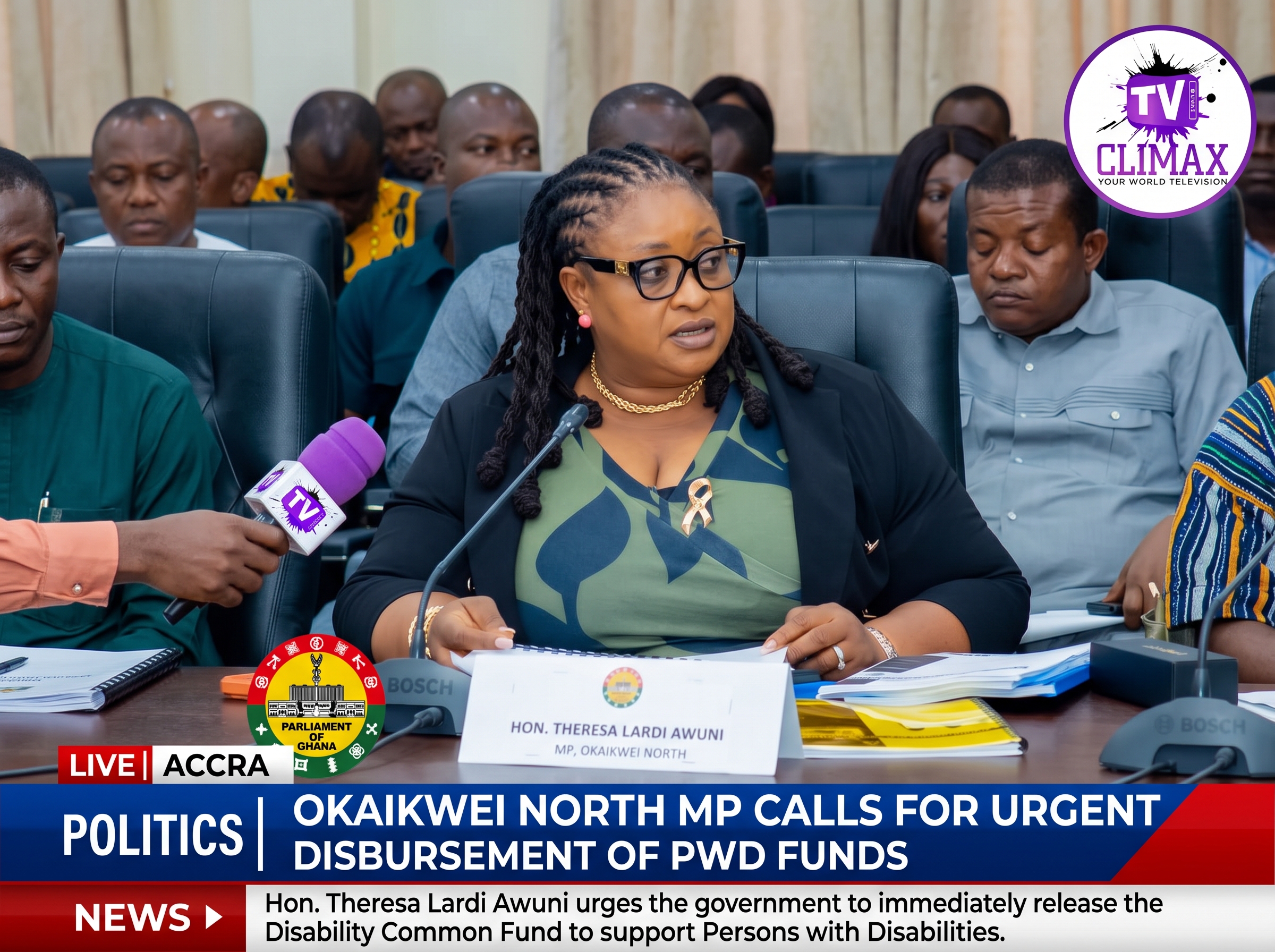 Okaikwei North MP calls for urgent disbursement of PWD funds