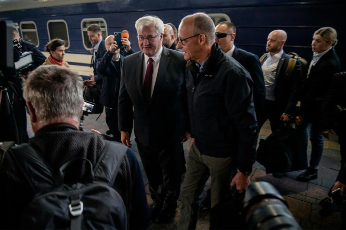 Russia strikes hit Kyiv as Germany’s Merz visits